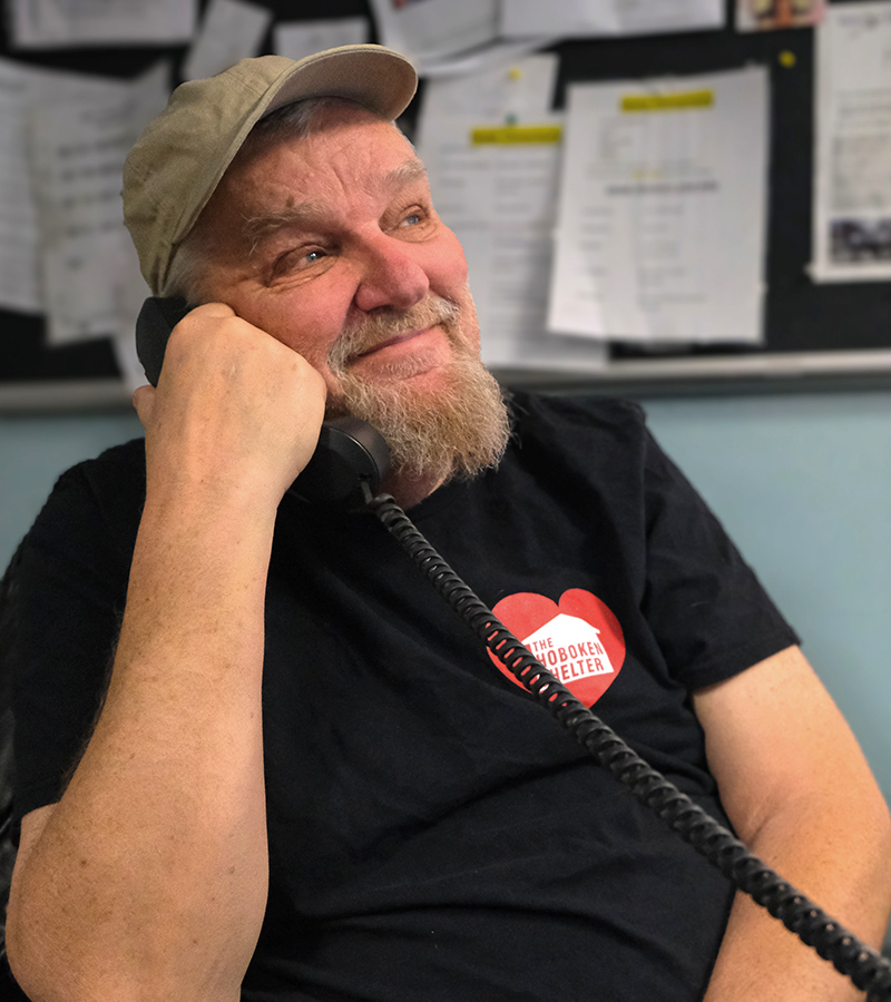 Man on phone
